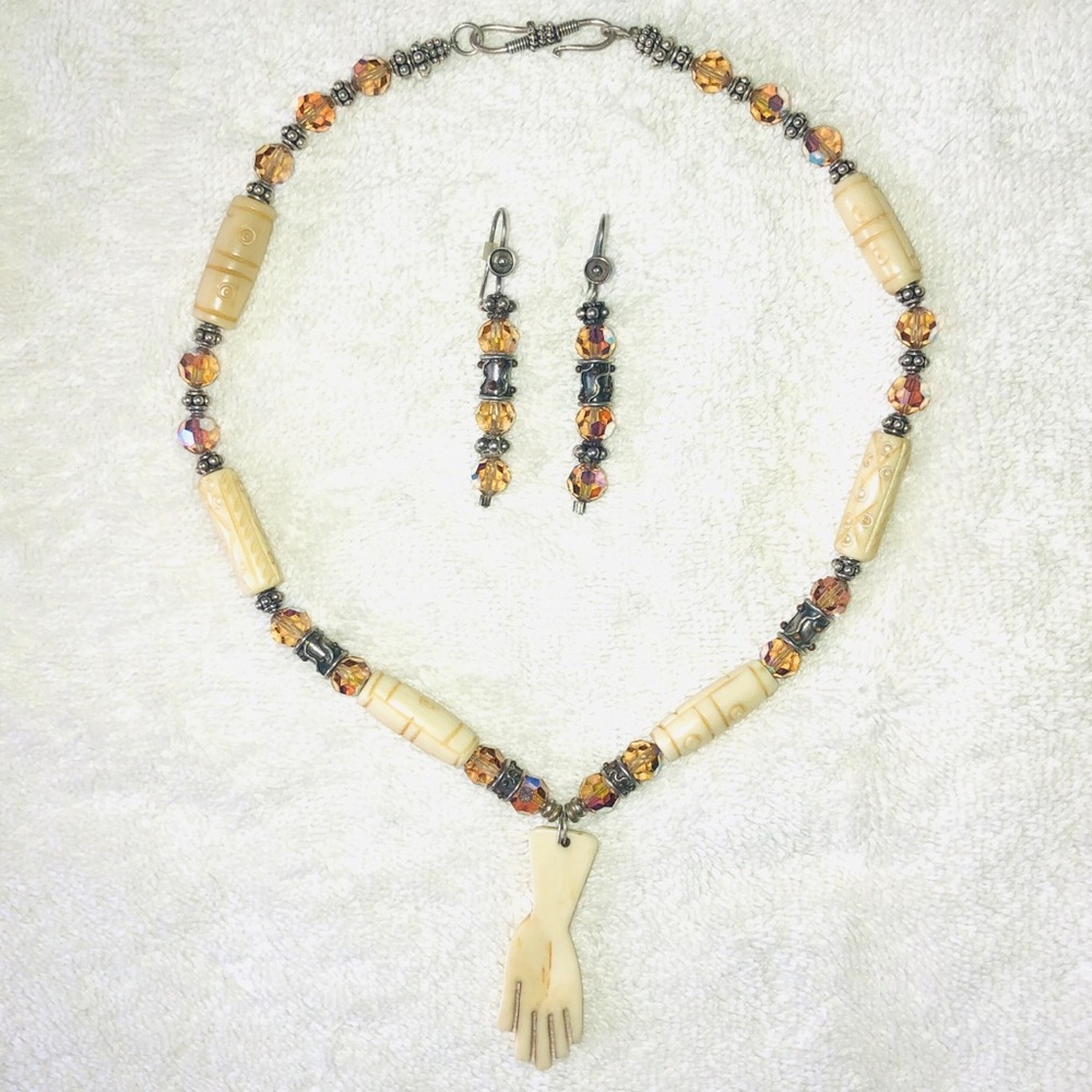 HAND CRAFTED SWAROVSKI & 925 JEWELRY SET